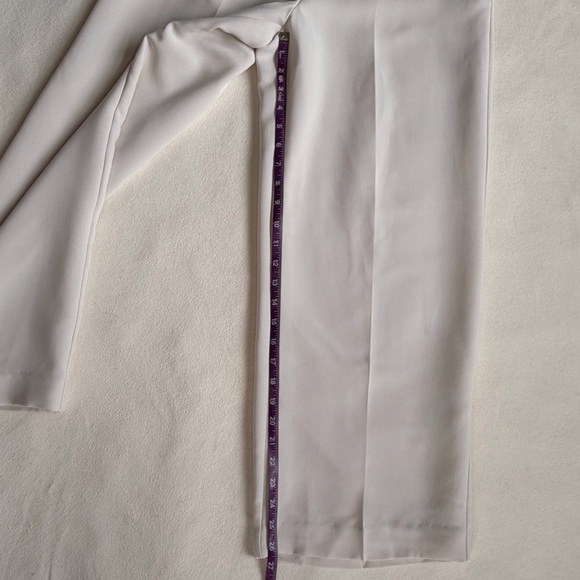 Banana Republic ivory cowl neck wide leg jumpsuit NWT • size 6 petite - Picture 9 of 11